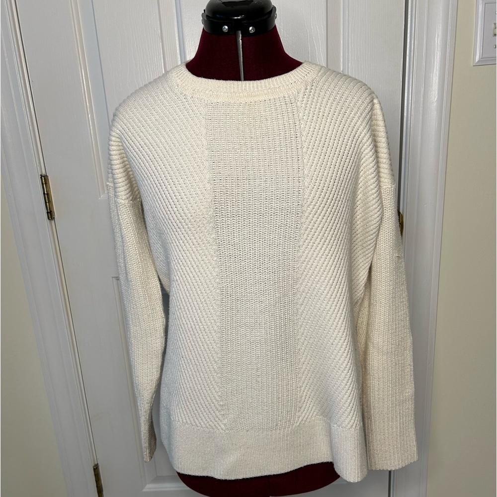 ATHLETA  Winter White Sweater. Size: Medium